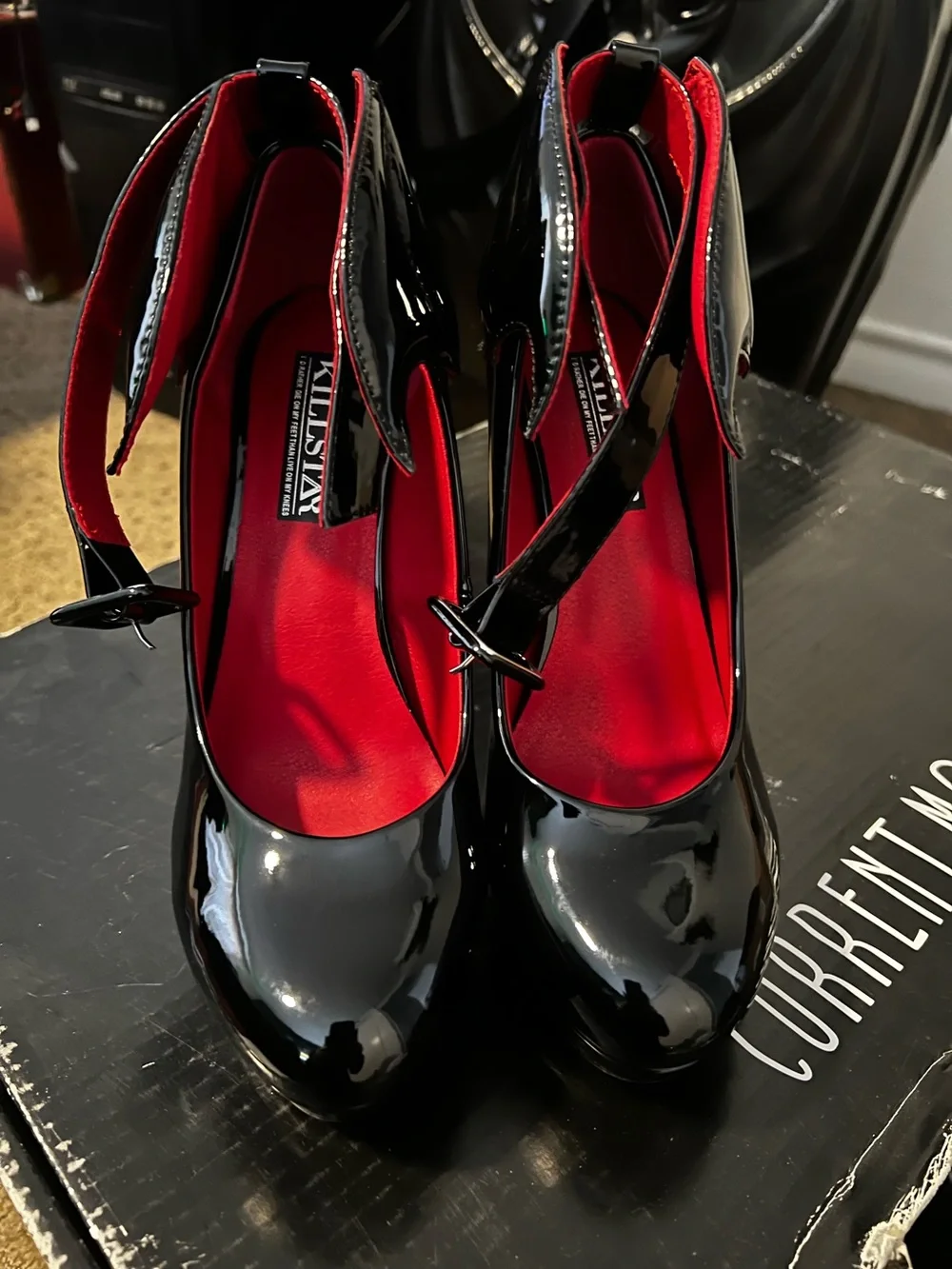 Killstar - Bat Wing Heels - Size 7